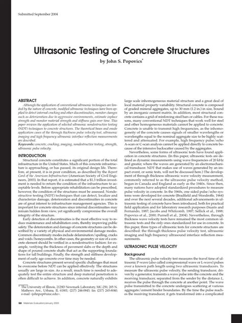 testing of concrete structures pdf